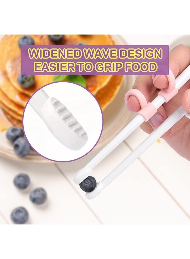 Training Chopsticks for Kids and Beginners, 2 Pairs Chopstick Set With Attachable Learning Chopstick Helper - Image 5